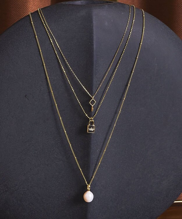 TOCCA NOBLE PEARL NECKLACE 淡水バロックパール ネックレス ゴールド系