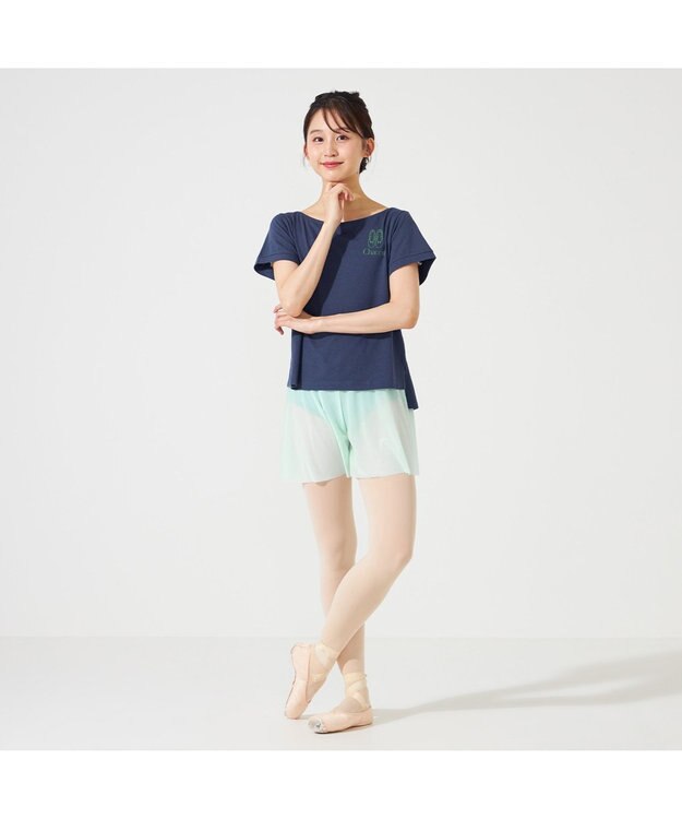 Chacott Tシャツ ネイビー