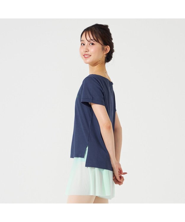 Chacott Tシャツ ネイビー