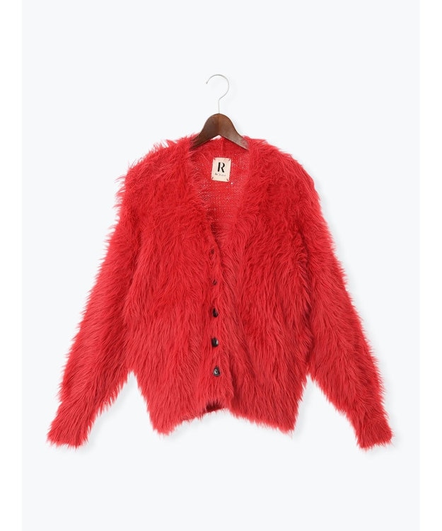 Te chichi 【R by Te chichi】シャギーカーディガン《2025winter catalog item》 レッド