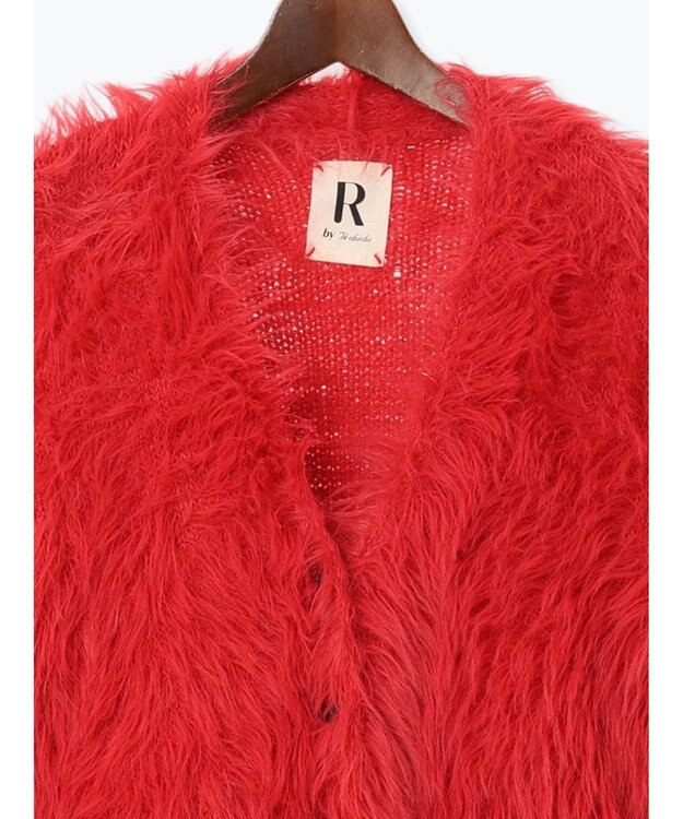 Te chichi 【R by Te chichi】シャギーカーディガン《2025winter catalog item》 レッド