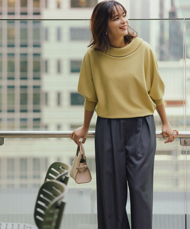 seyto ラメストライプワイドストレートパンツ Lame stripe wide straight pants / ラメストライプワイドストレート