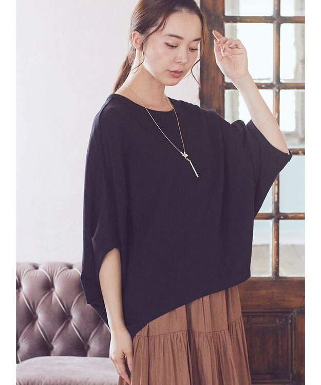 earth music&ecology ミニウラケドルマンＴＥＥ Black