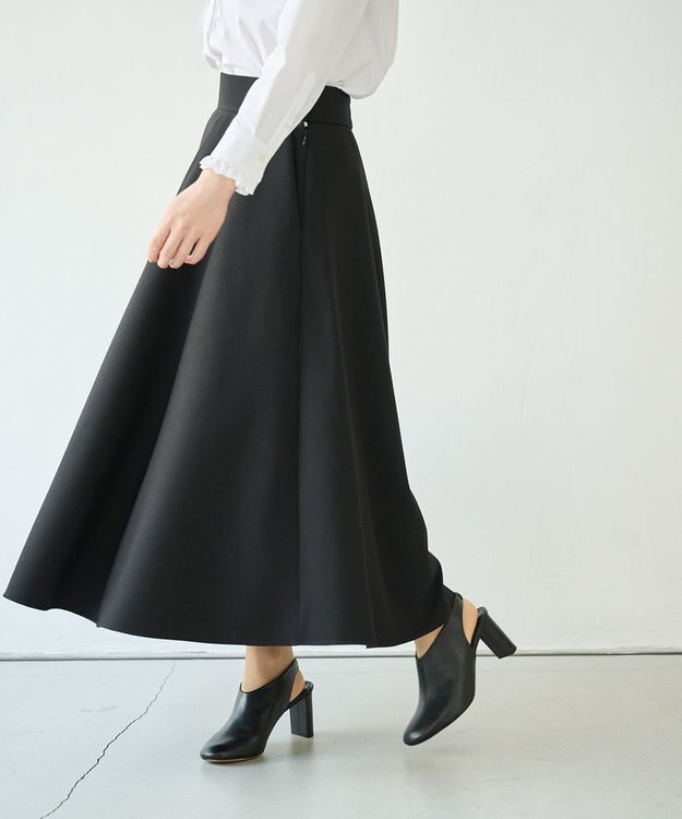 #Newans サーキュラースカート ブラック