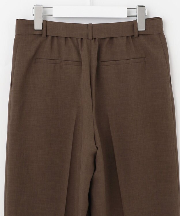 J.PRESS LADIES 【洗える・接触冷感】マルソースパンボイル パンツ ブラウン系