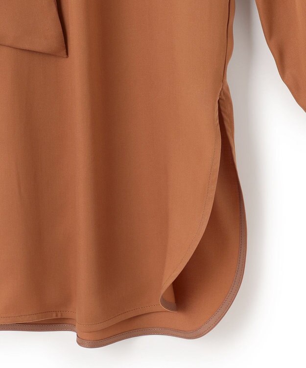 BEIGE， 【S-size】COLIGNY / ボウタイブラウス Camel