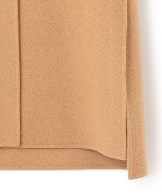 23区 S 【滝沢眞規子さん着用】ウールリバー  コート キャメル系