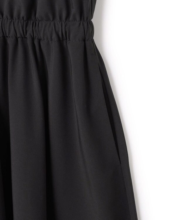 UNFILO BEAUTY FORM-T コンビワンピース グレージュ×ブラック