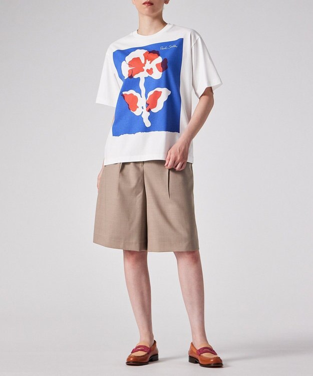 Paul Smith クリスプウール ショートパンツ ライトベージュ