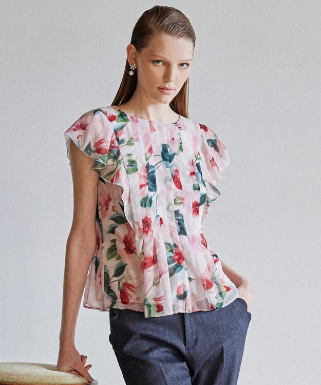 TOCCA 【洗える・消臭】FULL BLOOM PEONY BLOUSE ブラウス ピンク系5