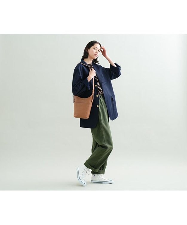 genten タスカ ショルダーバッグM グレージュ