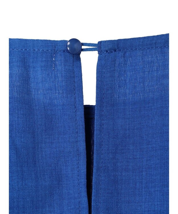 Green Parks 接触冷感　ラグランブラウス Blue