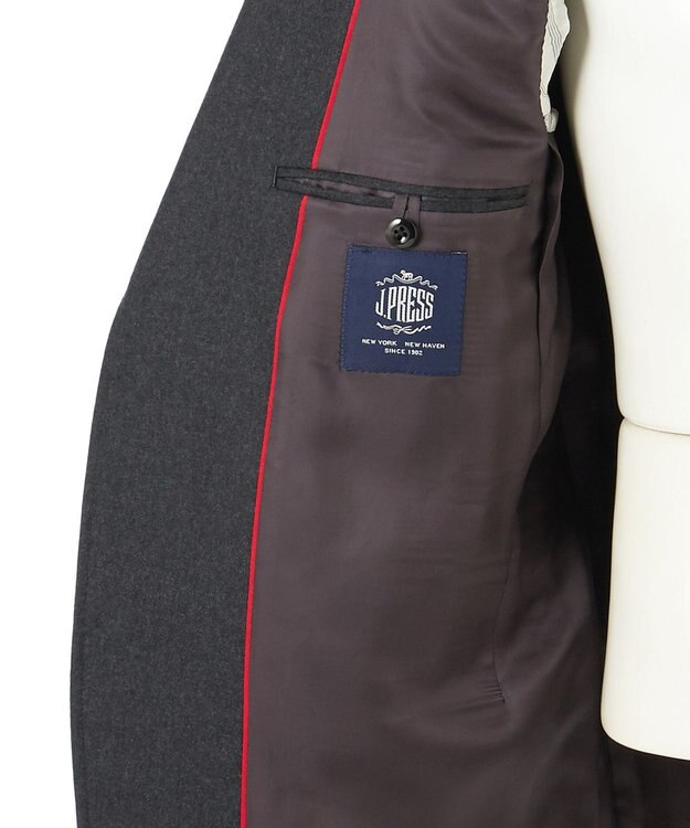 J.PRESS MEN 【定番】ペピンメリノ サキソニー スーツ / 総裏 グレー系