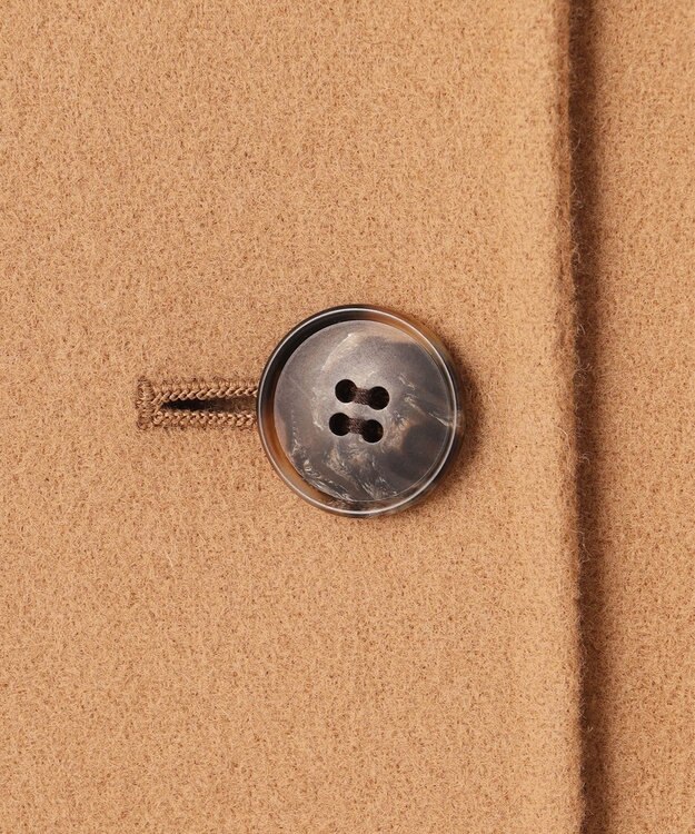 23区 S 【滝沢眞規子さん着用】ウールリバー  コート キャメル系