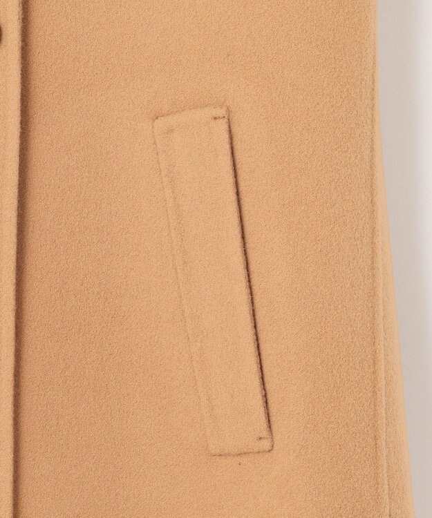 23区 【滝沢眞規子さん着用】ウールリバー  コート キャメル系