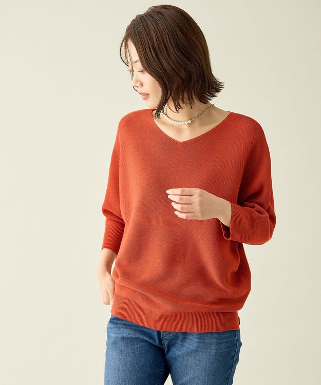 ANY パール×チェーンラリエットネックレス ゴールド