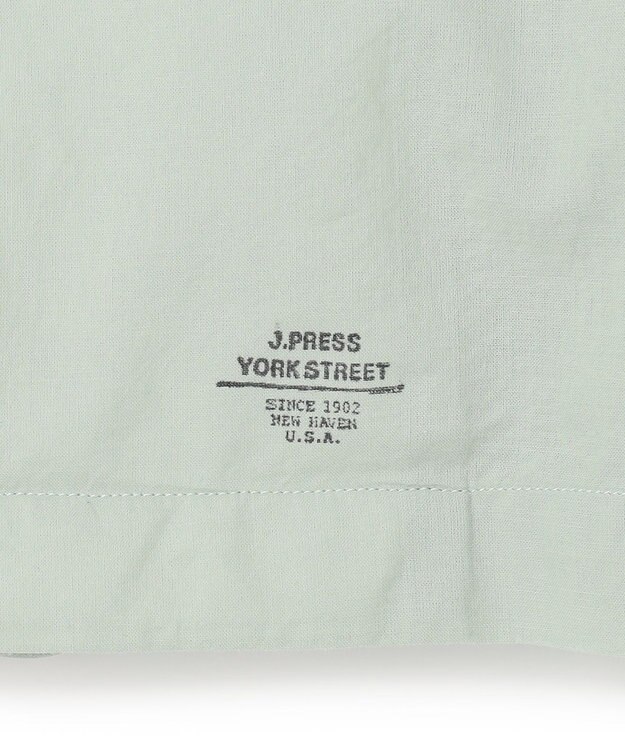 J.PRESS YORK STREET 【UNISEX】オープンカラーシャツ ライトグリーン系