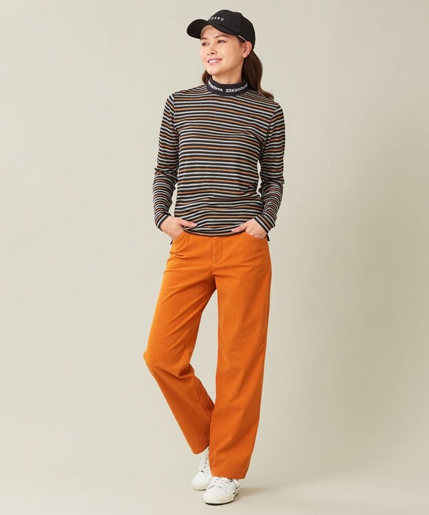 23区GOLF 【WOMEN】コーデュロイ キャップ いつものコーデに合わせやすいシンプル設計 ブラック系