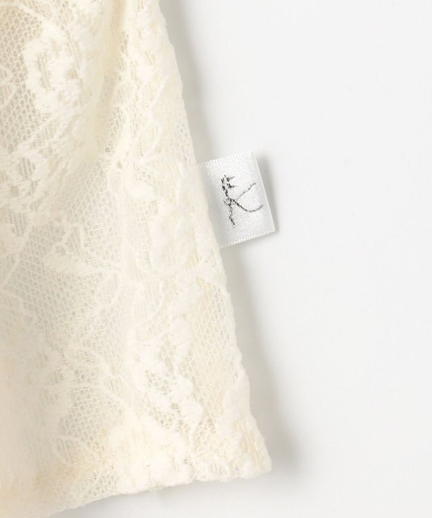 組曲 KIDS 【80-100㎝】スノウレースレイヤードトップス オフホワイト