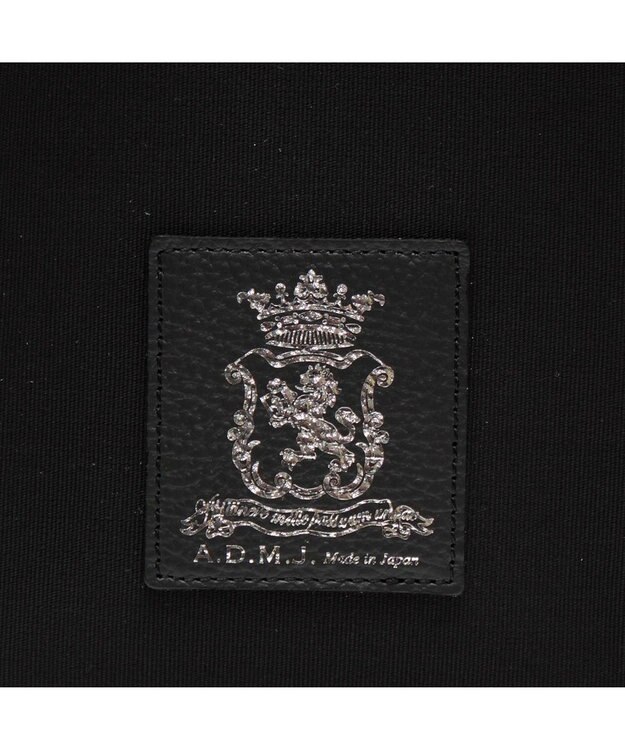 A.D.M.J. 【ファブリック】オフィサー/イタリアンファブリックヘリ巻きトートS ブラック