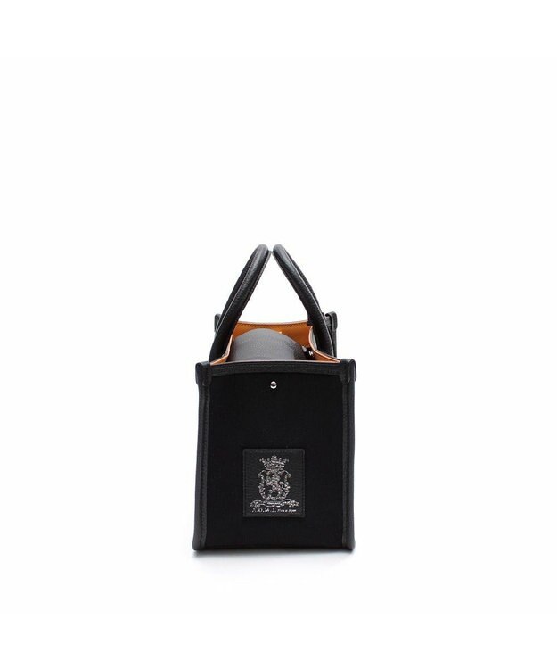 A.D.M.J. 【ファブリック】オフィサー/イタリアンファブリックヘリ巻きトートS ブラック