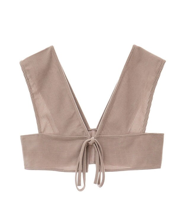 CRAFT STANDARD BOUTIQUE 2WAYカットコーデュロイビスチェ Mocha