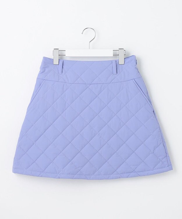 23区GOLF レディな防寒アイテム【WOMEN】ダイヤキルト 中綿スカート 保温性◎寒い朝に最適 ふじ色系