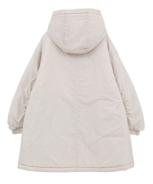 Green Parks フーディ中綿コート Light Gray