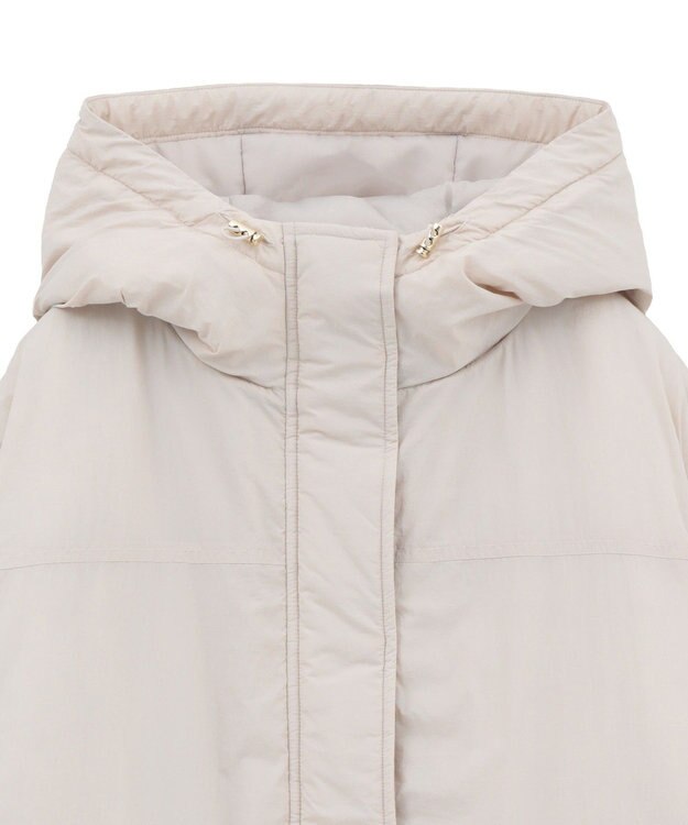 Green Parks フーディ中綿コート Light Gray