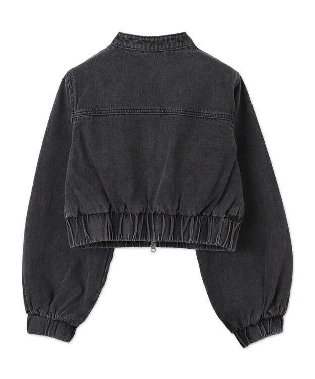 WEGO デニムショートバイカーブルゾン ブラックその他