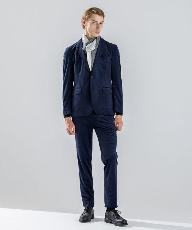 JOSEPH HOMME 新素材【ストレッチ】トリコードストレッチ　ジャケット ネイビー系