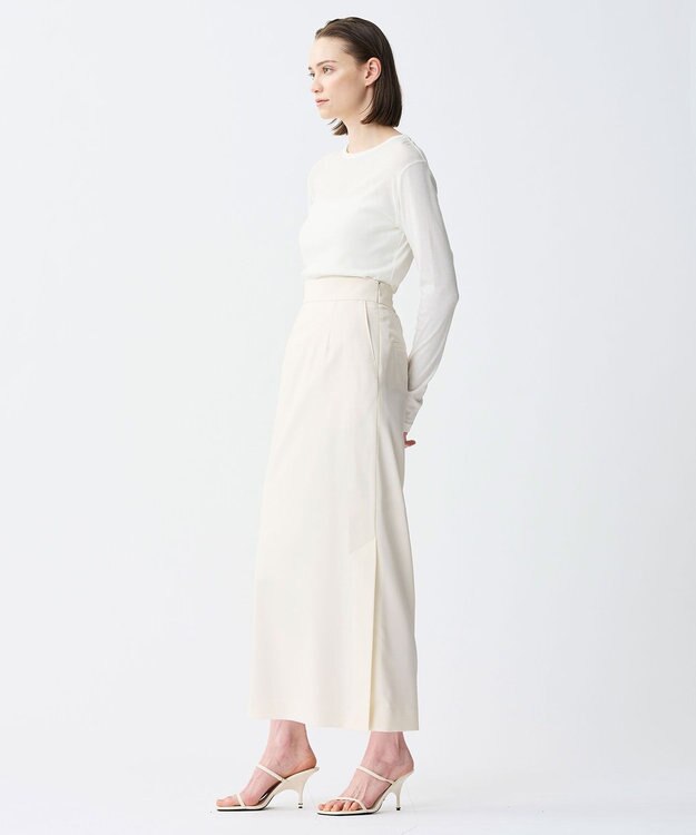 uncrave シアー クルーネック カットソー ホワイト