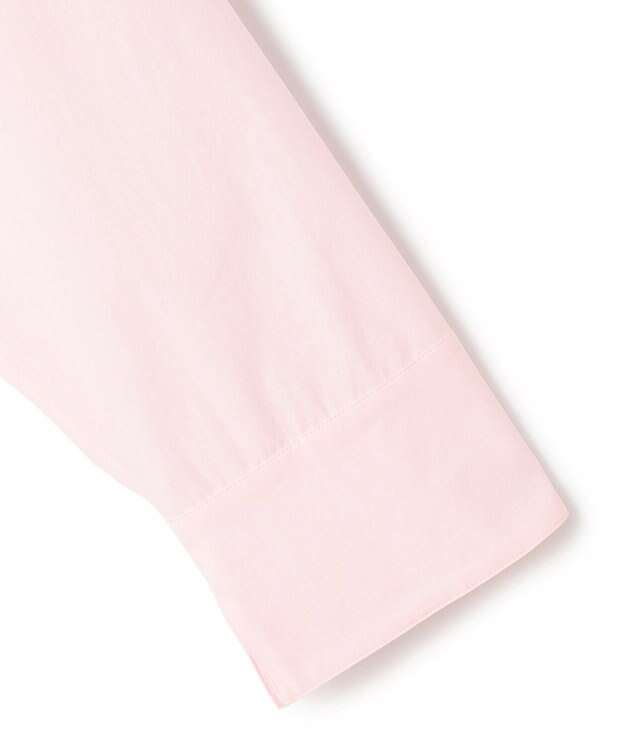 UNFILO L 【WEB限定カラー】バックリボン イージーケアシャツ ピンク