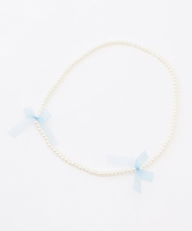 ANY KIDS ネックレス付き ネコTシャツ エクリュ