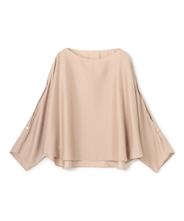 BEIGE， PERIDOT / 2WAYスリーブ ドレープブラウス Nude