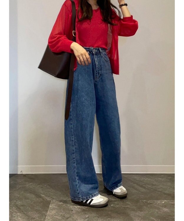 Green Parks シアーカーディガン＋タンクトップＳＥＴ Red