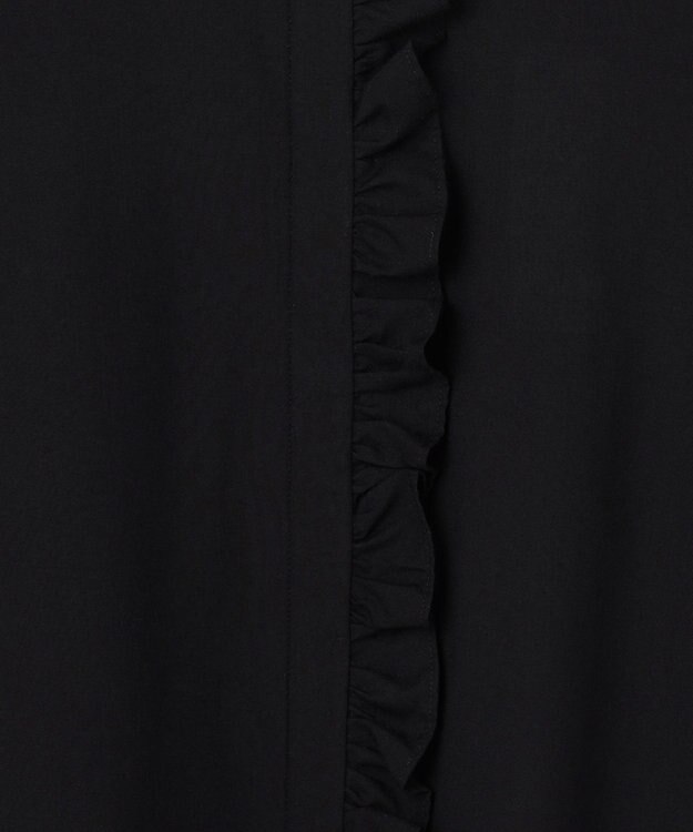 組曲 L 【先行予約】ニューリヨセルシャーティング フロントフリルブラウス ネイビー系