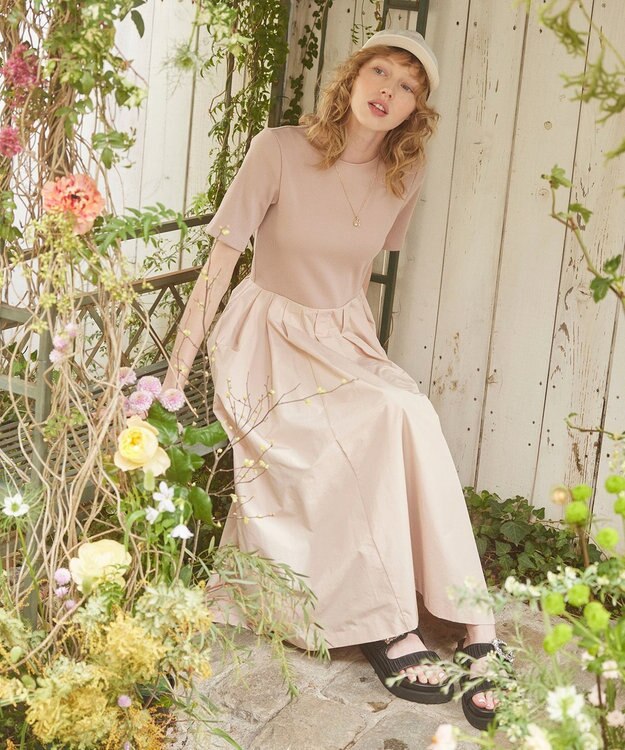 TOCCA FLYING PARASOL ドレス ピンク系