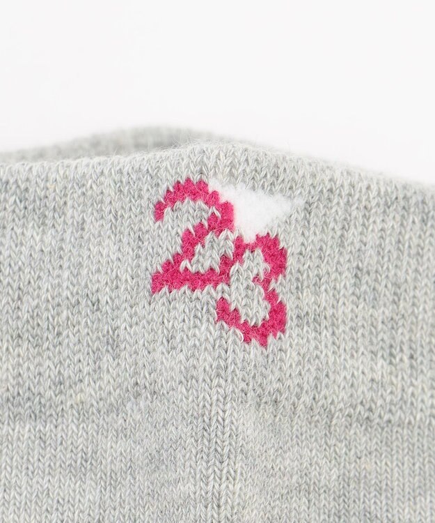 23区GOLF 【WOMEN】シンプルであらゆるウェアとコーディネイト可能◎ ナンバリング ソックス ライトグレー系