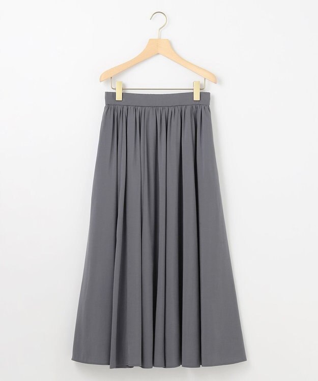 組曲 【レングス調整可能】バウンディングシャーティングスカート グレー系