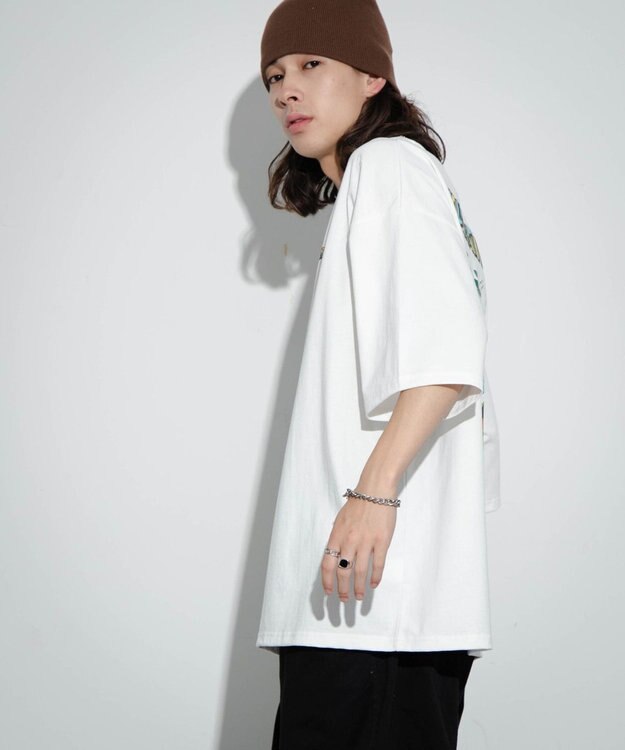 WEGO 【ユニセックス着用ITEM/MLサイズ展開】別注NEW　JACKグラフィックT（S） ホワイトその他