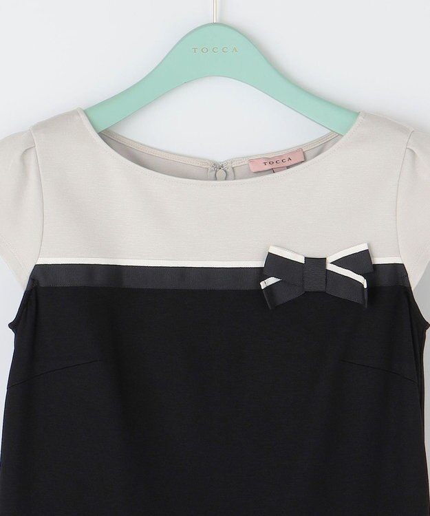 TOCCA 【WEB限定＆洗える】RIBBONSTICK ドレス ブラック系