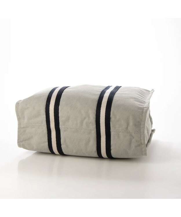 UNBILLION cachecache ラインテープボックスパーテーション2wayトート ライトグレー