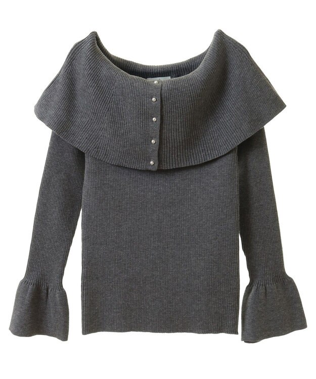 2Wayオフショルニットプルオーバー / earth music&ecology  