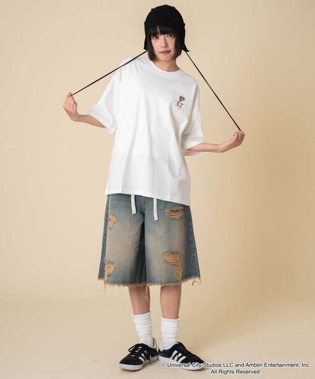 WEGO 【新柄追加/E.T/ユニセックス着用ITEM/SMLサイズ展開】E．T．グラフィックT（S） 柄3