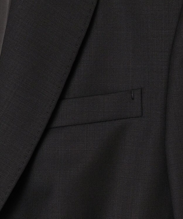 23区 【セットアップ対応】ラフィーネウール 二つ釦 ジャケット ブラック系