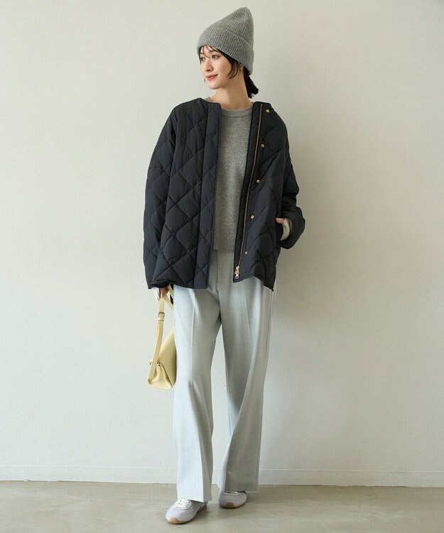 UNFILO 【WEB/一部店舗限定】ふわふわニット キャップ グレー