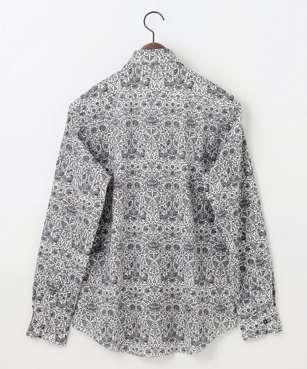 JOSEPH ABBOUD 【キングサイズ・英国リバティ社・纏うアート・柄で魅せる】リバティプリント シャツ　25AW ホワイト系5