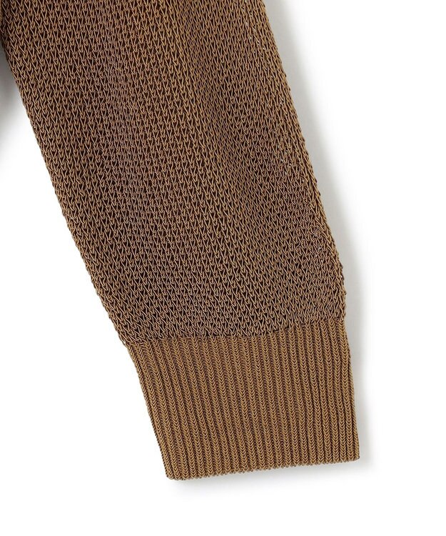 ICB 【洗える】 コイルメッシュ カーディガン キャメル系