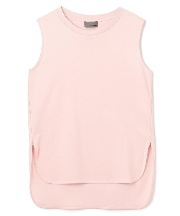 uncrave ライトスムース ノースリーブカットソー ピンク